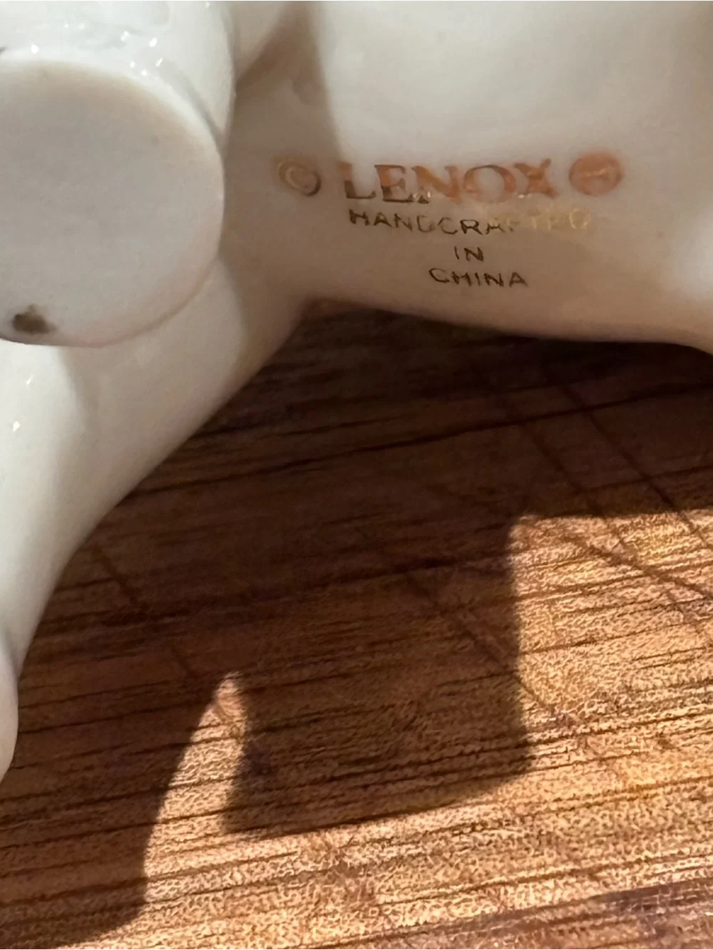 Vintage Lenox China Lucky Elephant Figurine